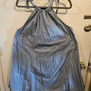 Blueish/Greyish Sleeveless Dress